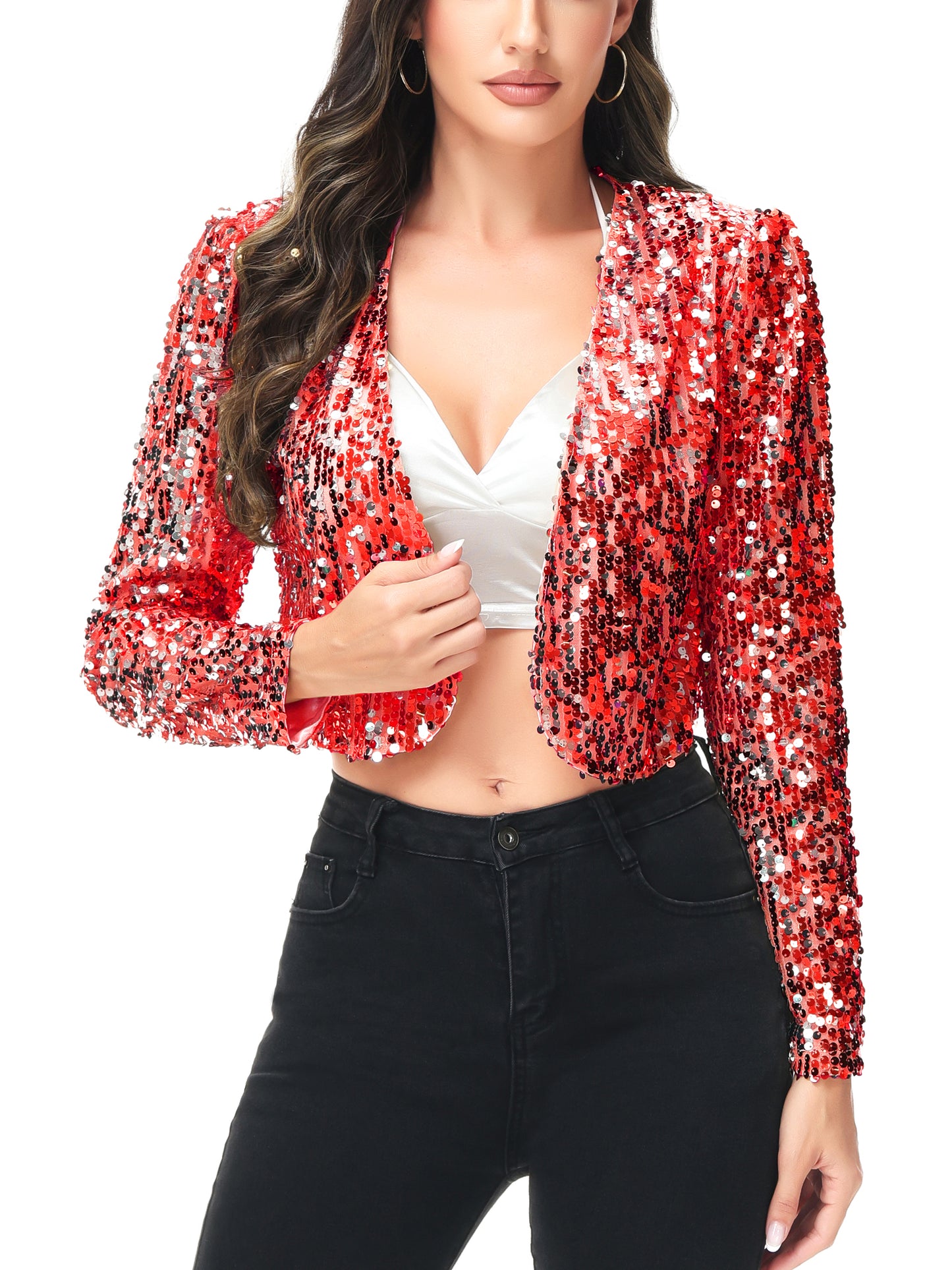 Sequin Bedazzled Bolero