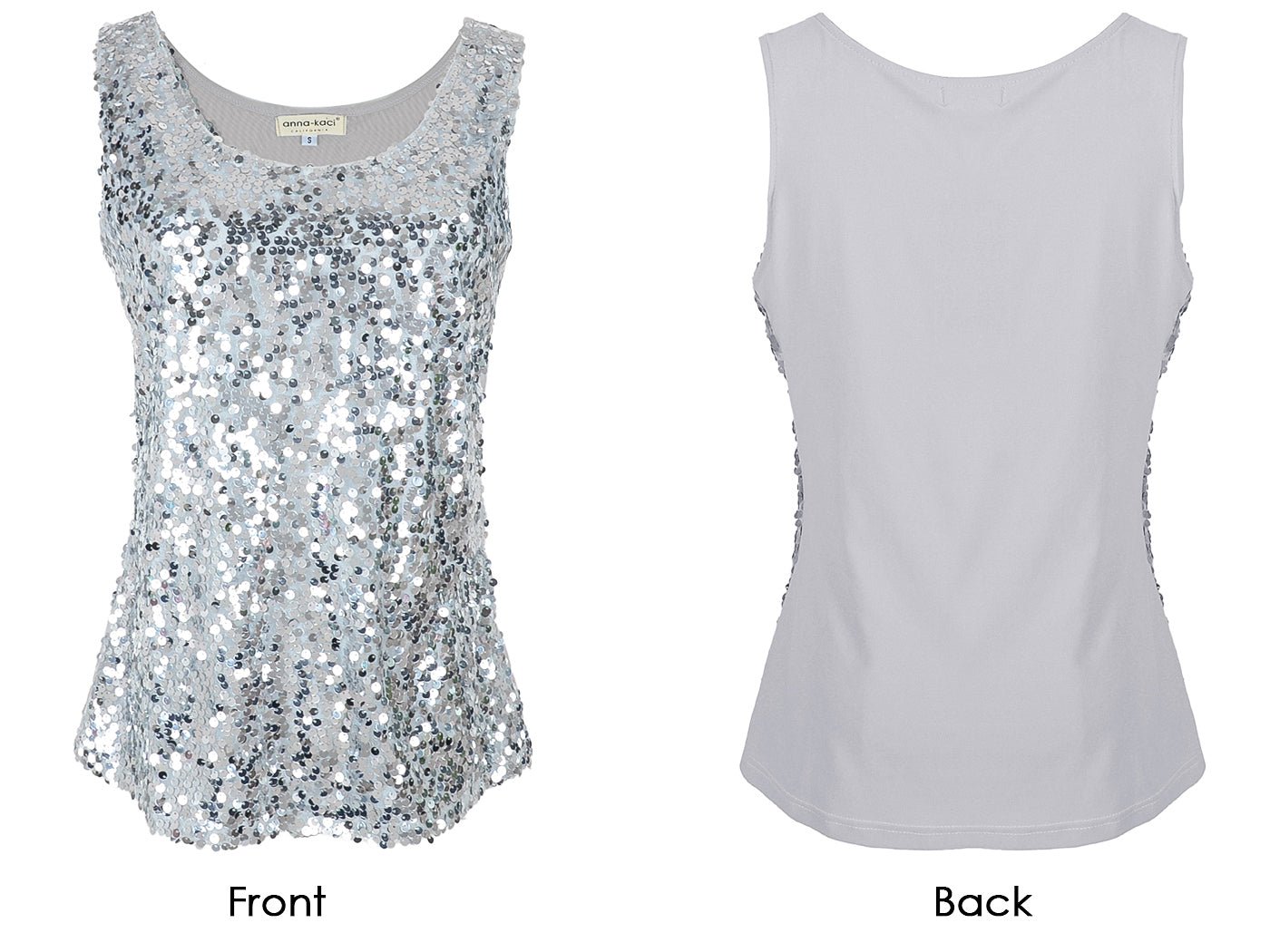 Glitz & Glam Sequin Party Tank Top