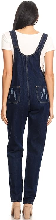 Vintage Adjustable Strap Denim Overalls