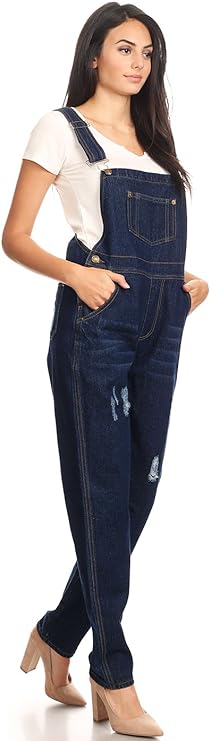 Vintage Adjustable Strap Denim Overalls