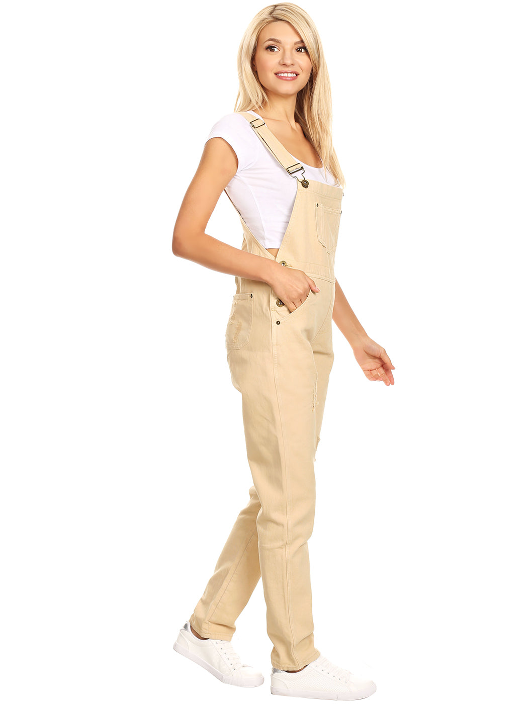 Vintage Adjustable Strap Denim Overalls