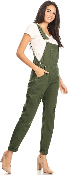 Vintage Adjustable Strap Denim Overalls