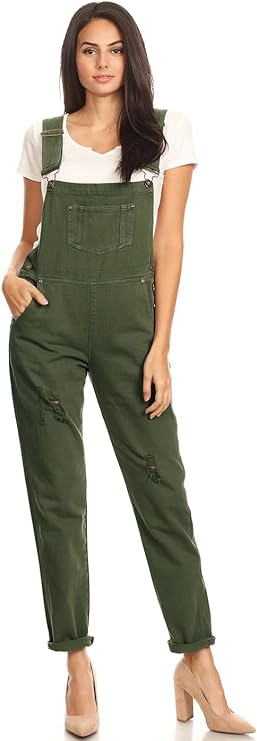 Vintage Adjustable Strap Denim Overalls