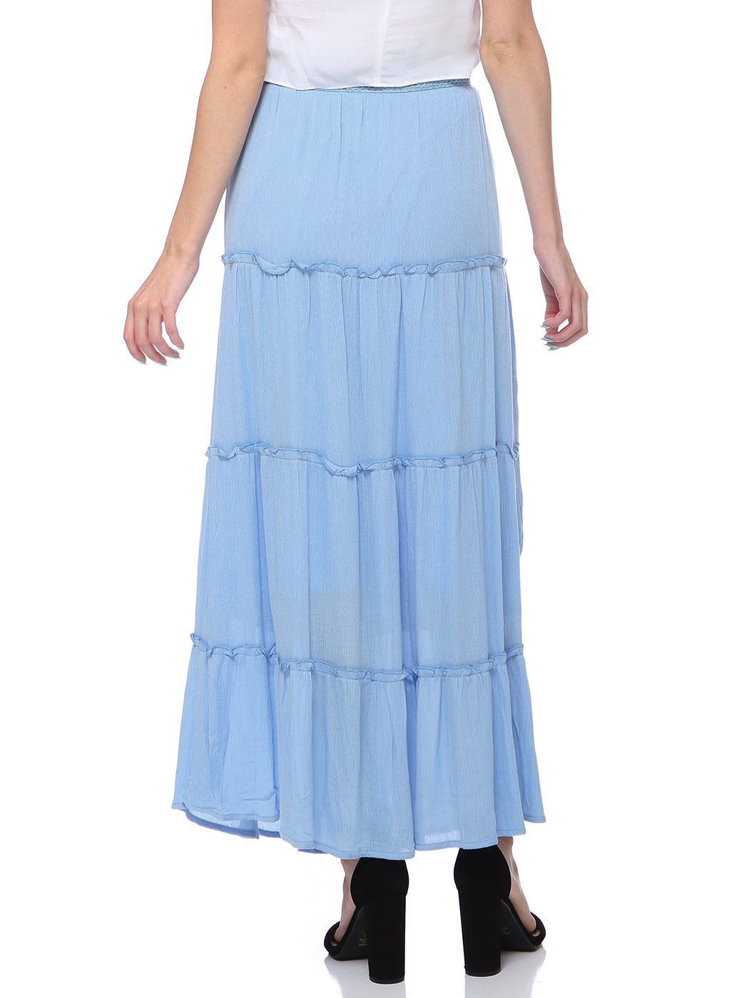 Maxi Bohemian Layered Skirt