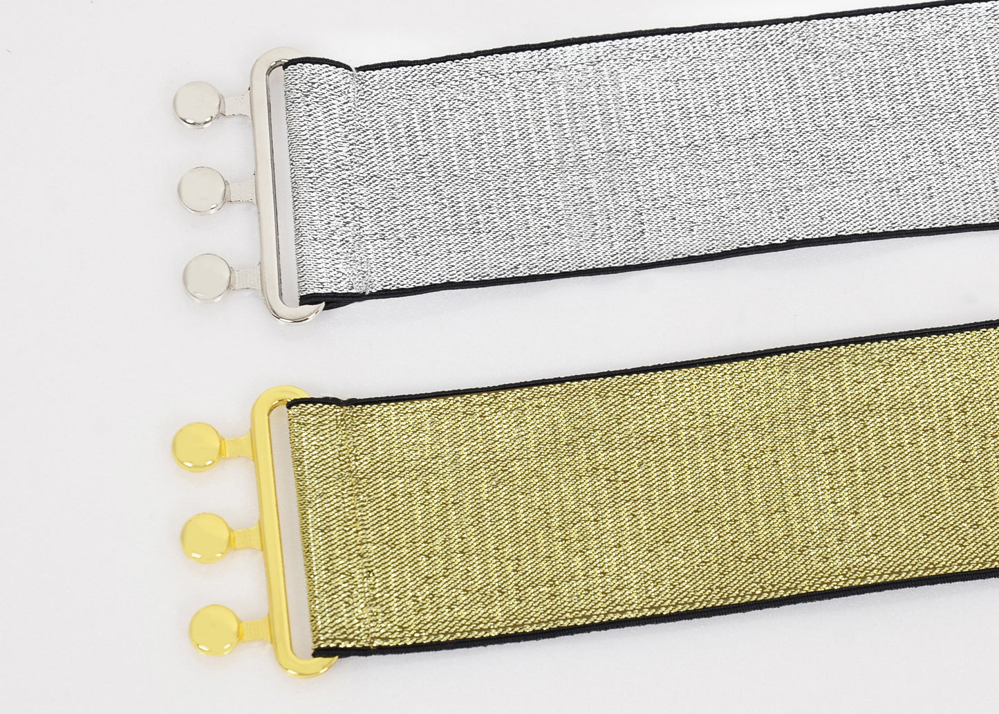 Sparkly Sequin Wide-Stretch Elastic Belt