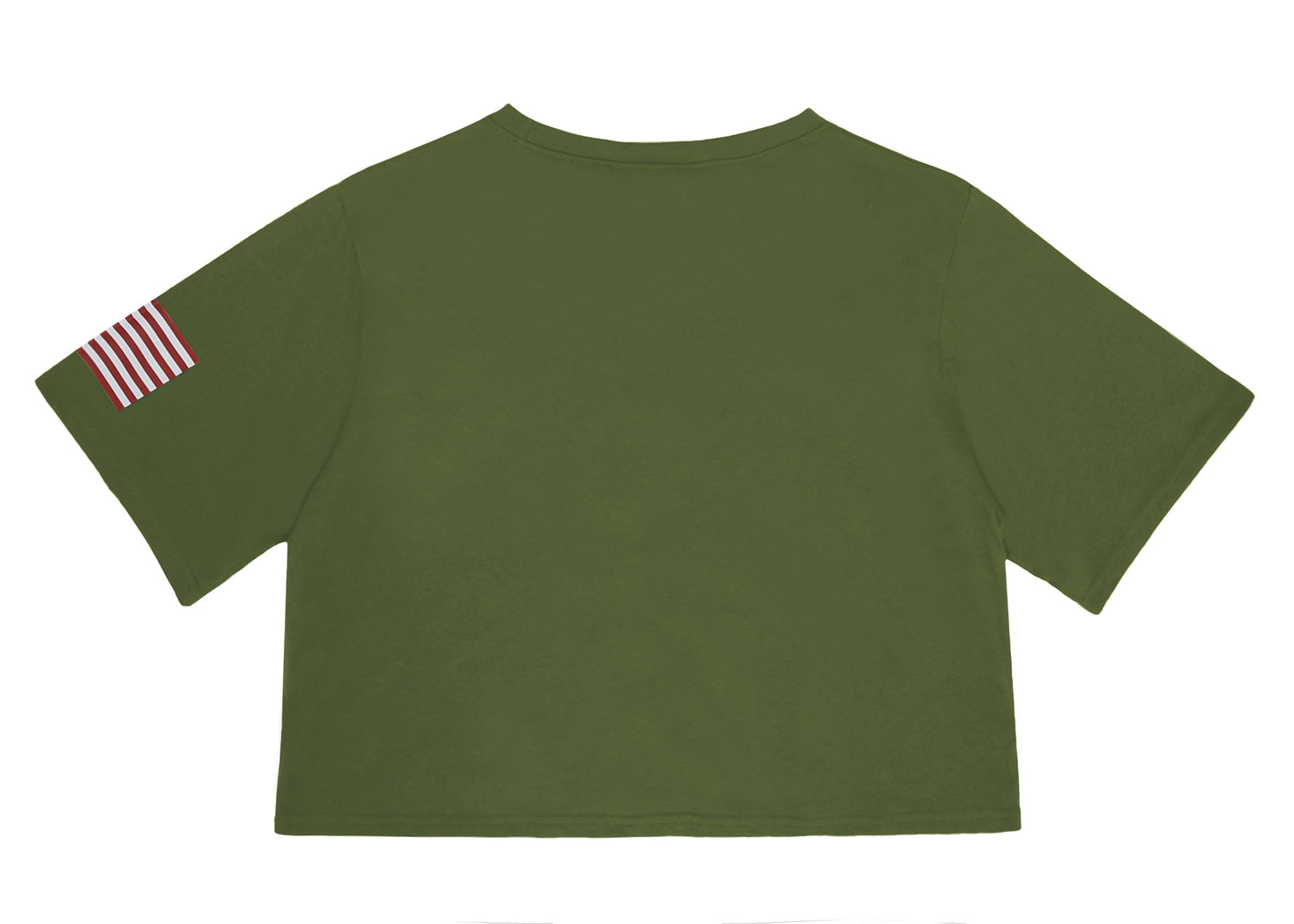 Camiseta de manga corta con estampado de letras para mujer de Anna-Kaci con la bandera de EE. UU. del 4 de julio