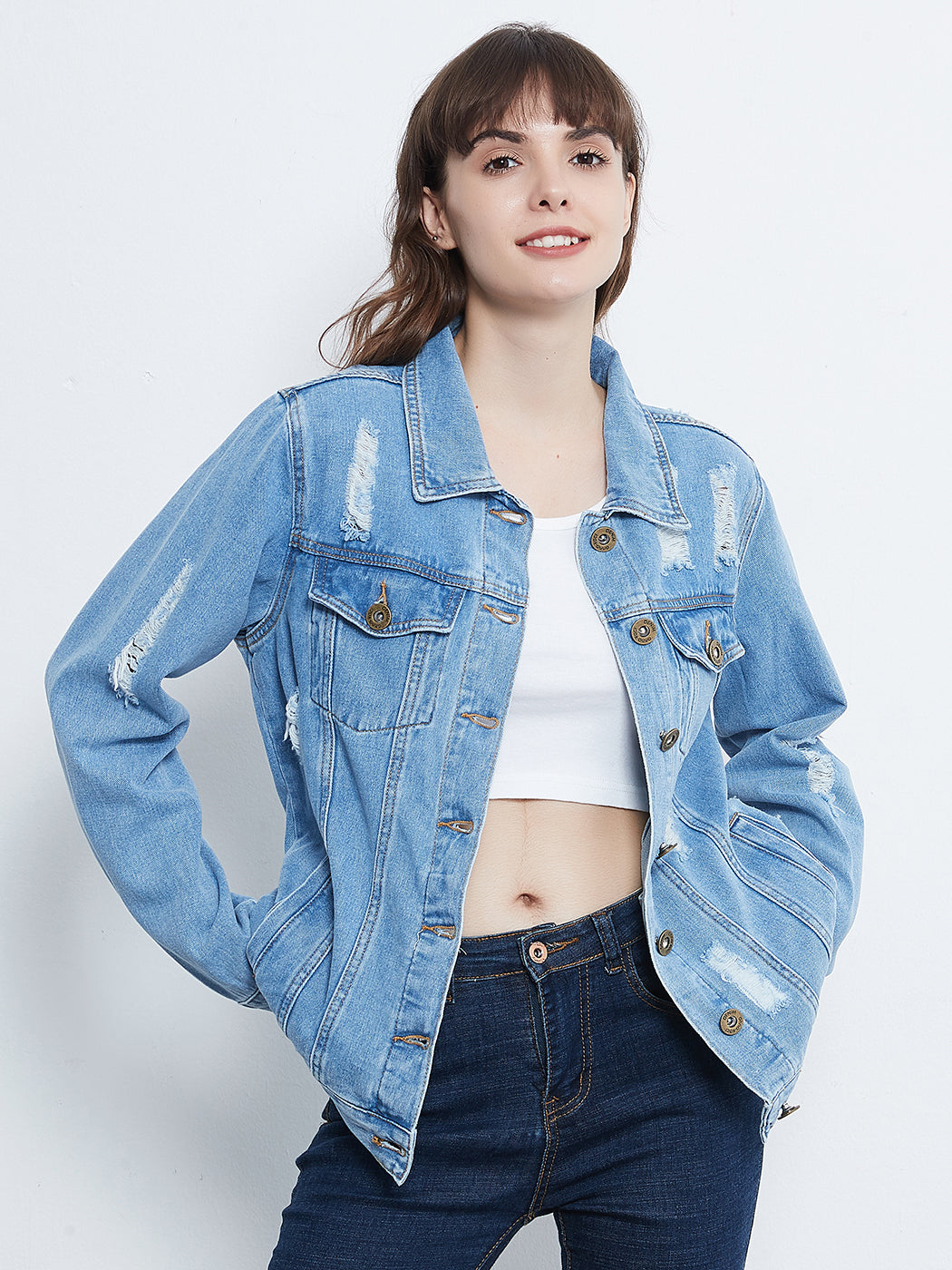 Chaqueta vaquera de mezclilla que no es la de tu novio