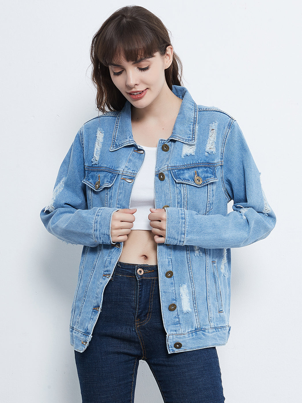 Chaqueta vaquera de mezclilla que no es la de tu novio