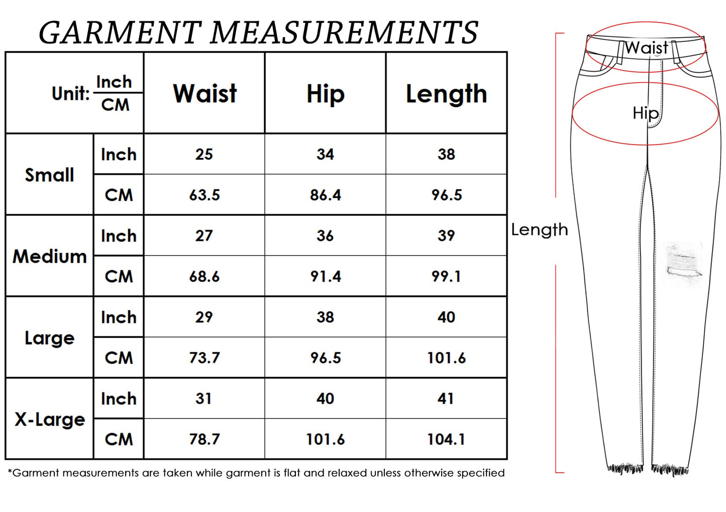 Pantalones vaqueros elásticos con tobillos rotos