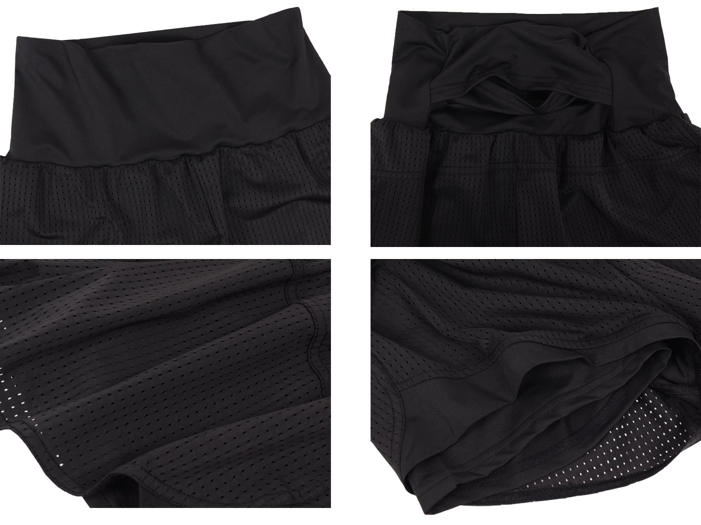 Pantalones cortos sueltos de secado rápido para correr, 2 en 1, para gimnasio