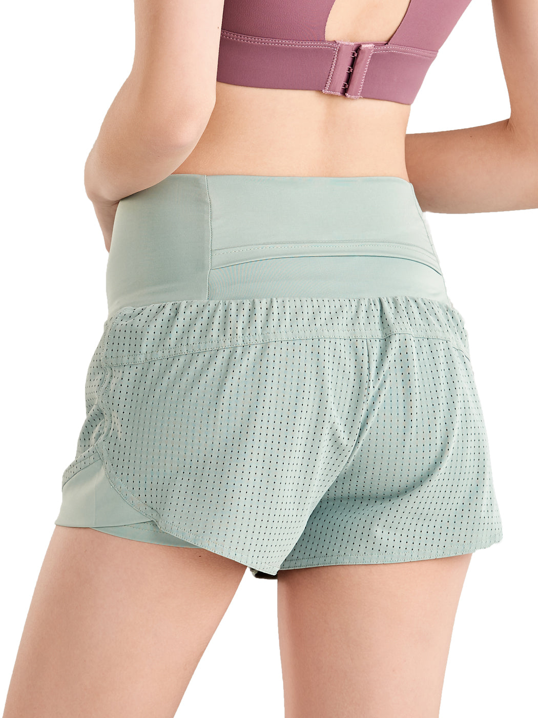 Pantalones cortos sueltos de secado rápido para correr, 2 en 1, para gimnasio