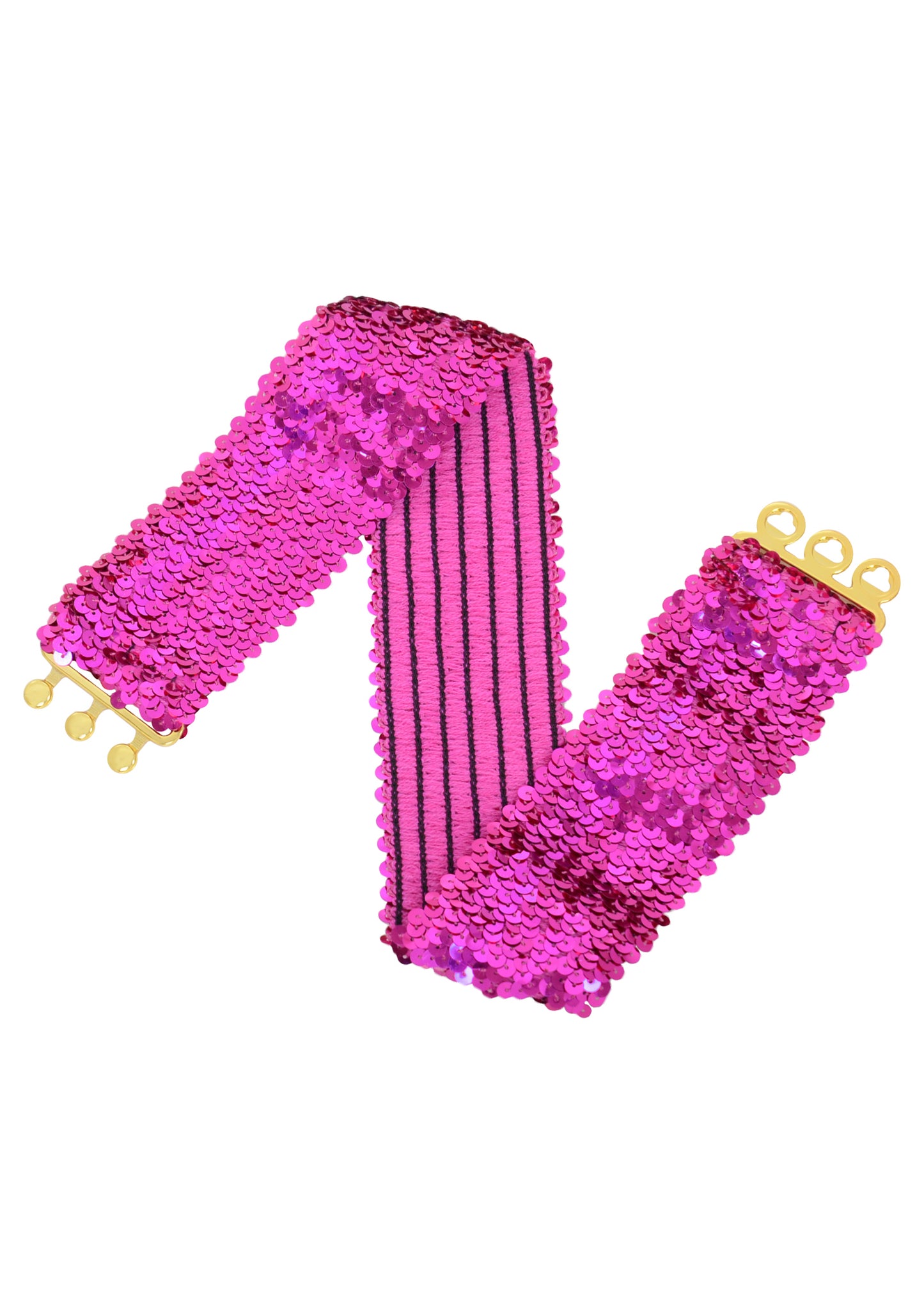 Anna-Kaci Women Glitter Sequin Belts Stretchy Sparkly Cinch Belt Disco Party Costume Elastic Waist Accessory