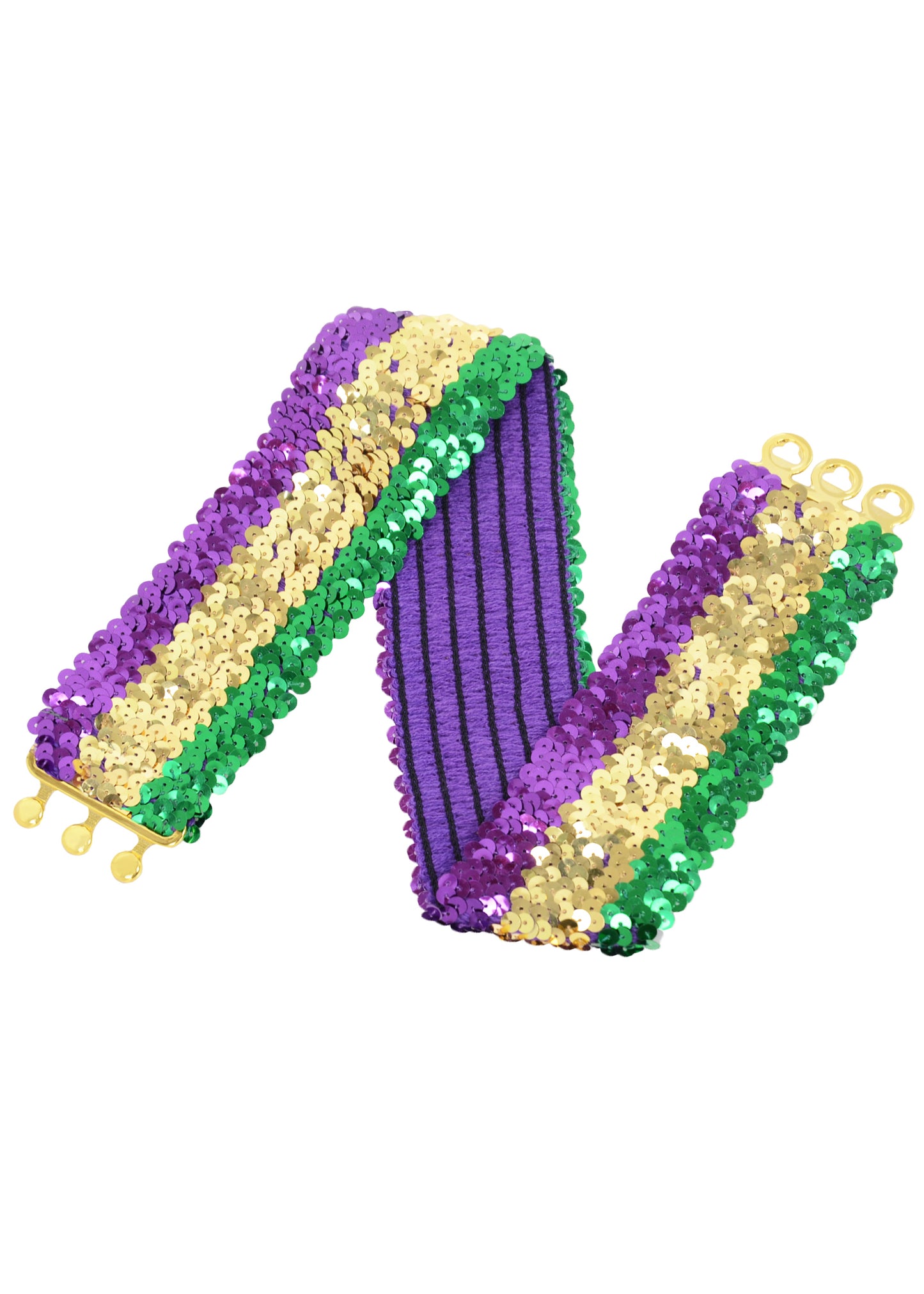 Anna-Kaci Women Glitter Sequin Belts Stretchy Sparkly Cinch Belt Disco Party Costume Elastic Waist Accessory