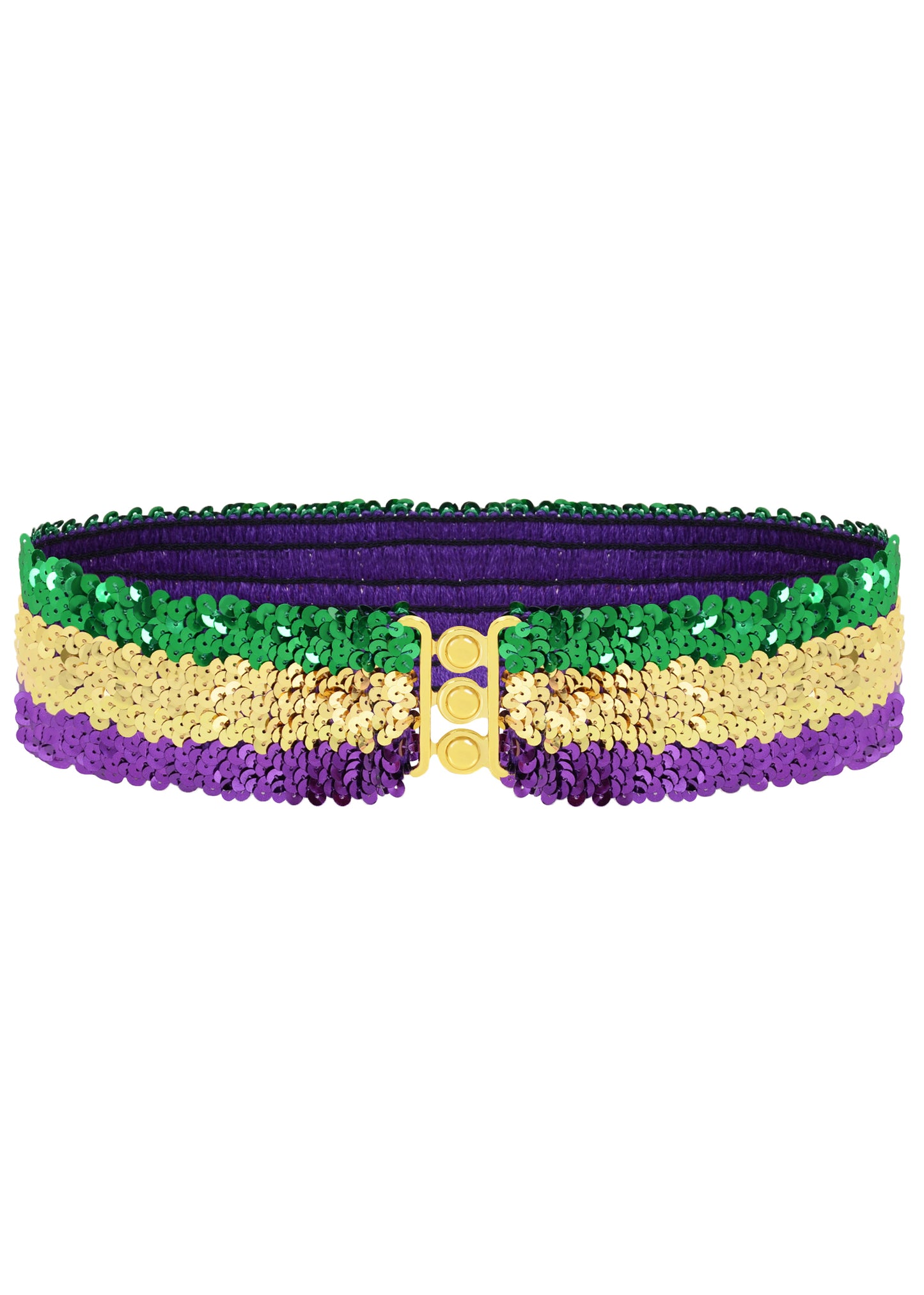 Anna-Kaci Women Glitter Sequin Belts Stretchy Sparkly Cinch Belt Disco Party Costume Elastic Waist Accessory