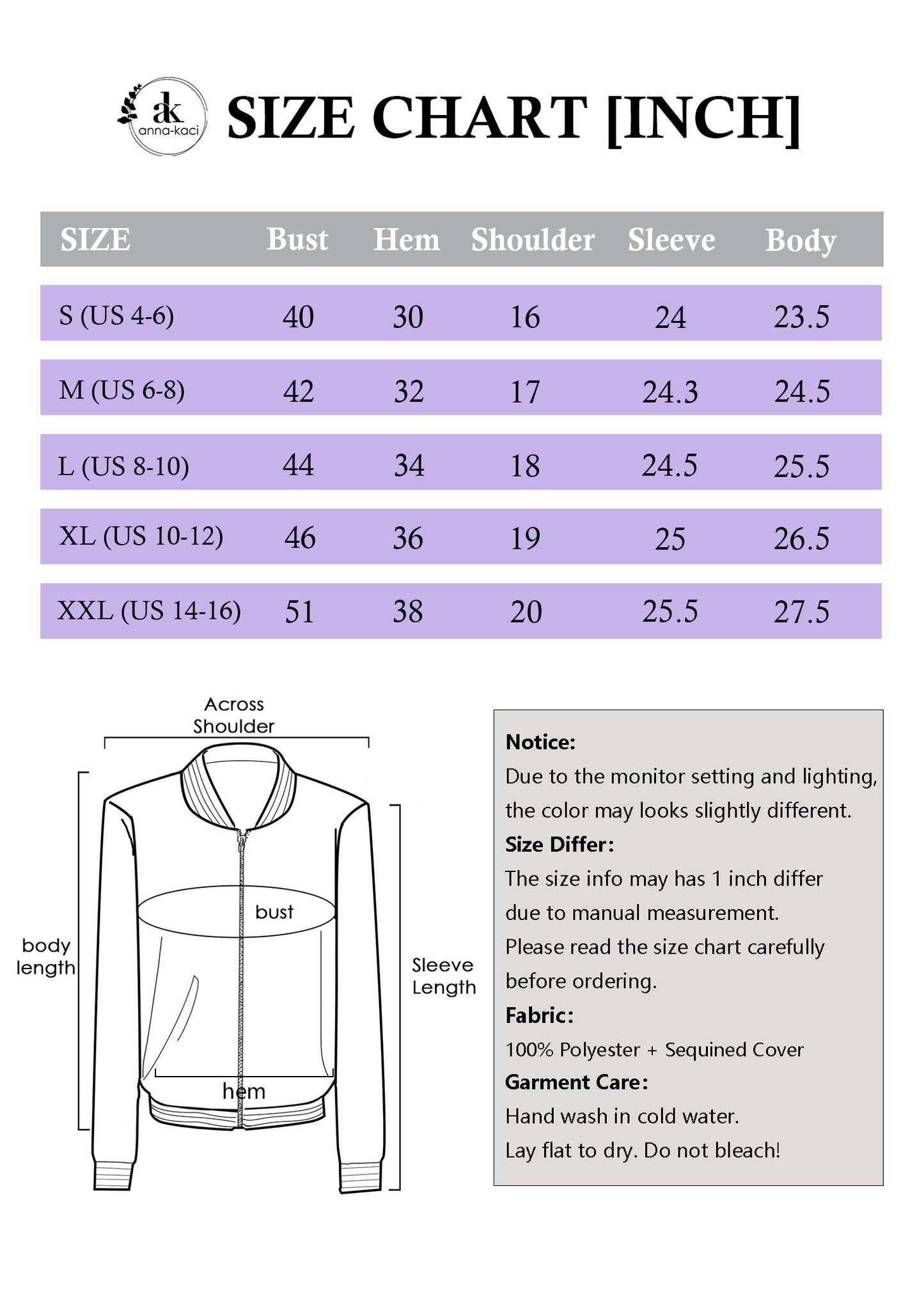 Anna-Kaci Womens Sparkly Sequin Jacket Zipper Long Sleeve Glitter Sequin Bomber Jacket with Pockets