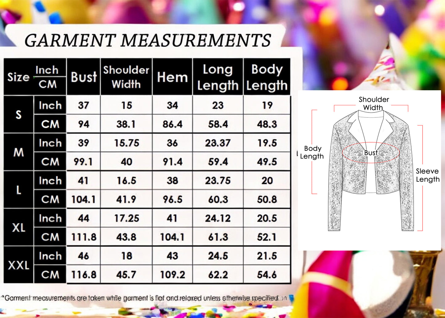 Anna-Kaci Women's Sparkly Crop Sequin Blazer Jacket Long Sleeve Party Club Cardigan Out