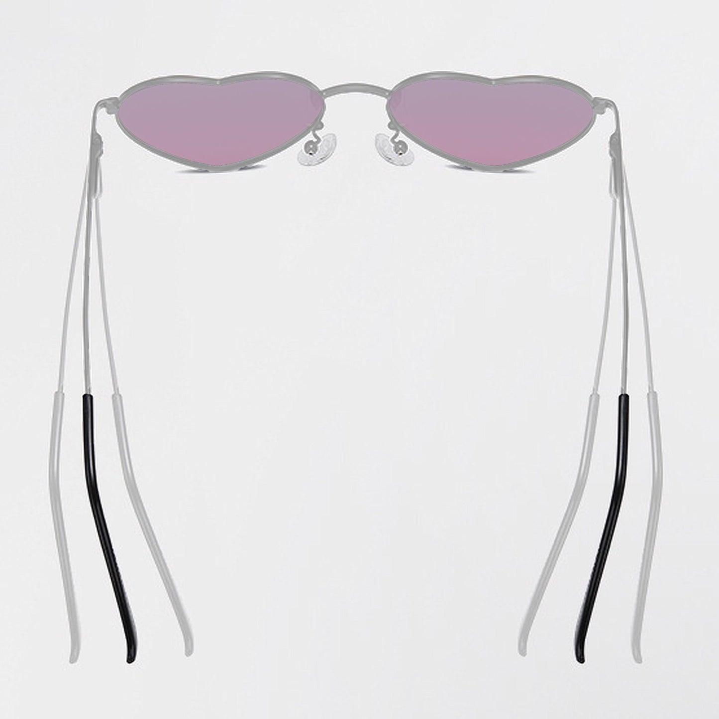 Anna-Kaci Women's Stylish Heart-Shaped Polarized Sunglasses UV400 Protection for Outdoor Activities