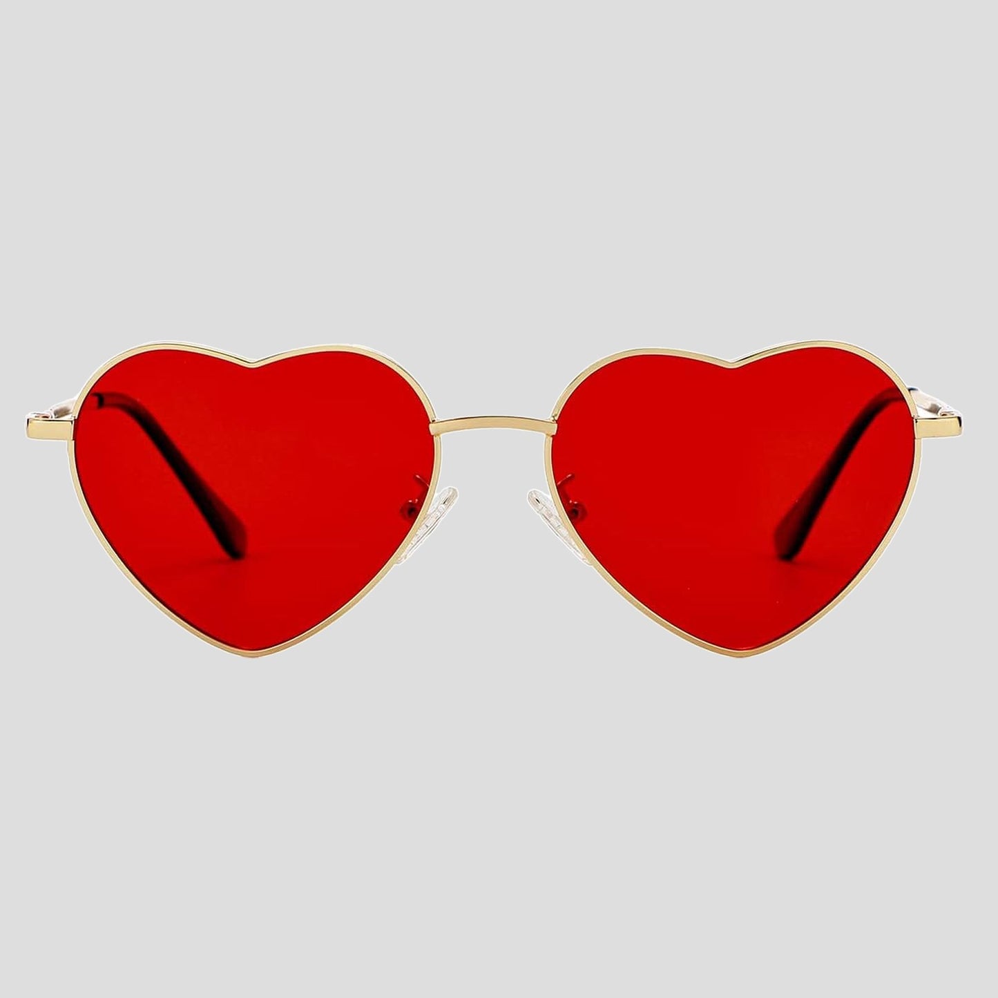 Anna-Kaci Women's Stylish Heart-Shaped Polarized Sunglasses UV400 Protection for Outdoor Activities