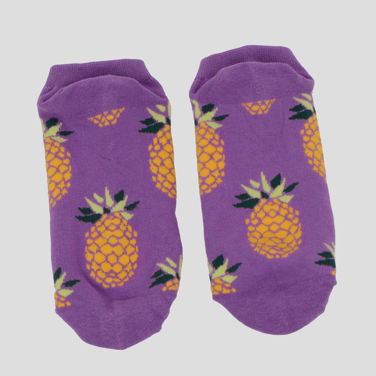 Anna-Kaci Women's Fruit Print No Show Socks Breathable Cotton 6pk