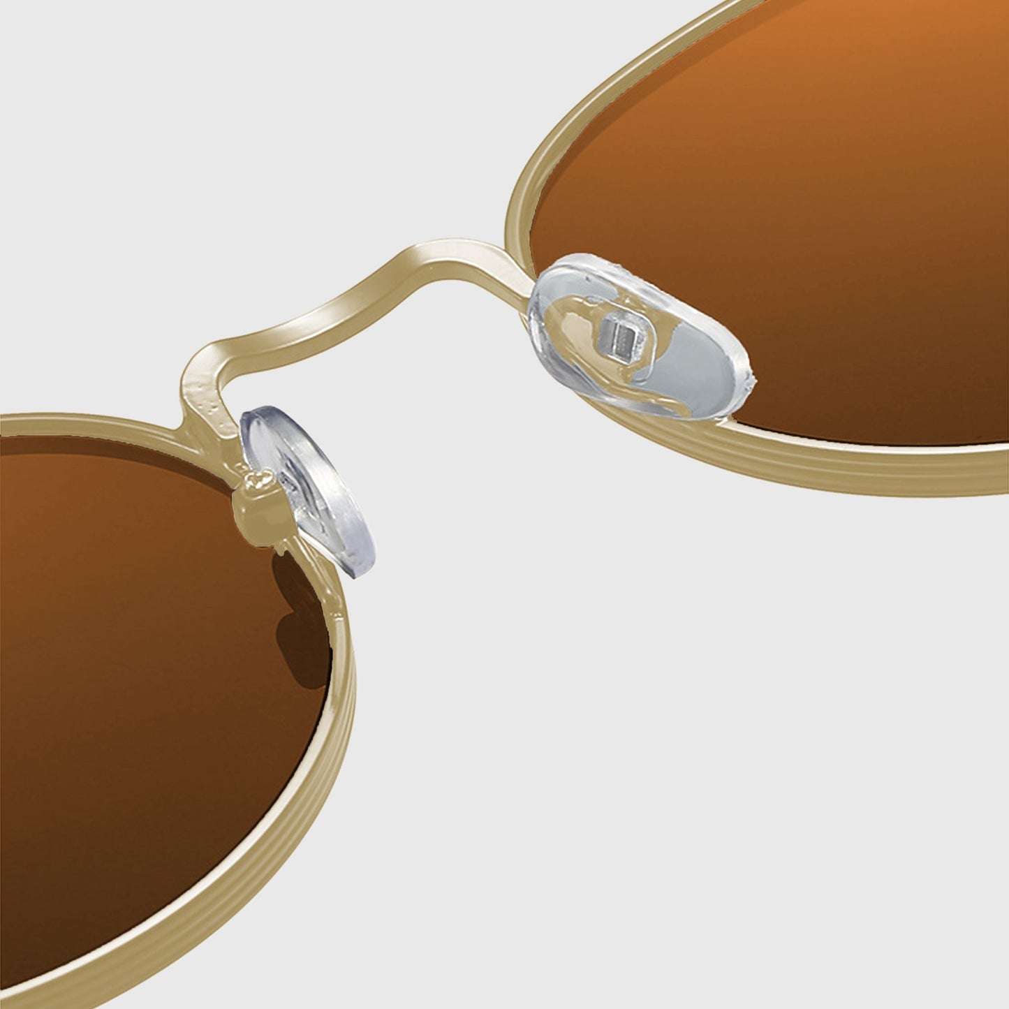 Anna-Kaci Women's Retro Metal Round Sunglasses