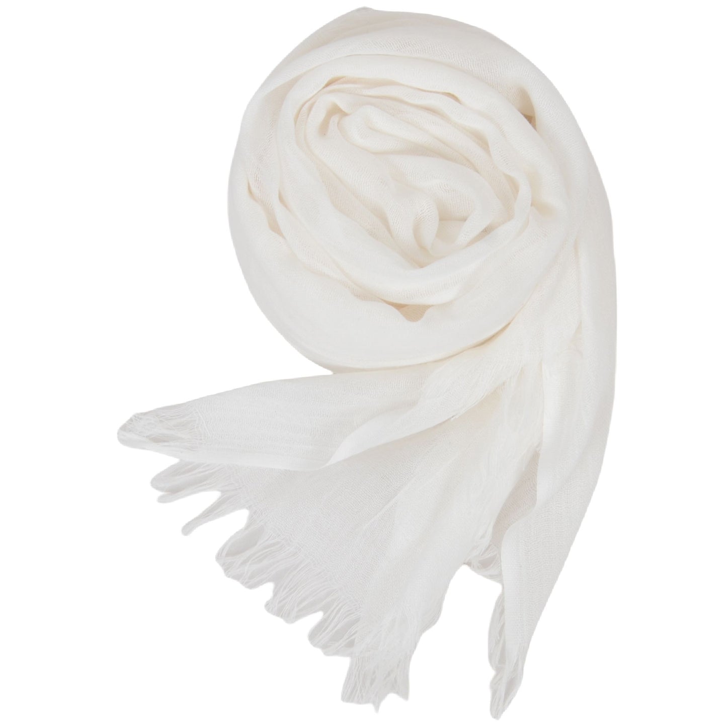 Anna-Kaci Lightweight Solid Cotton Linen Scarf Large Long Gauze Beach Wrap Shawl 78 Inches