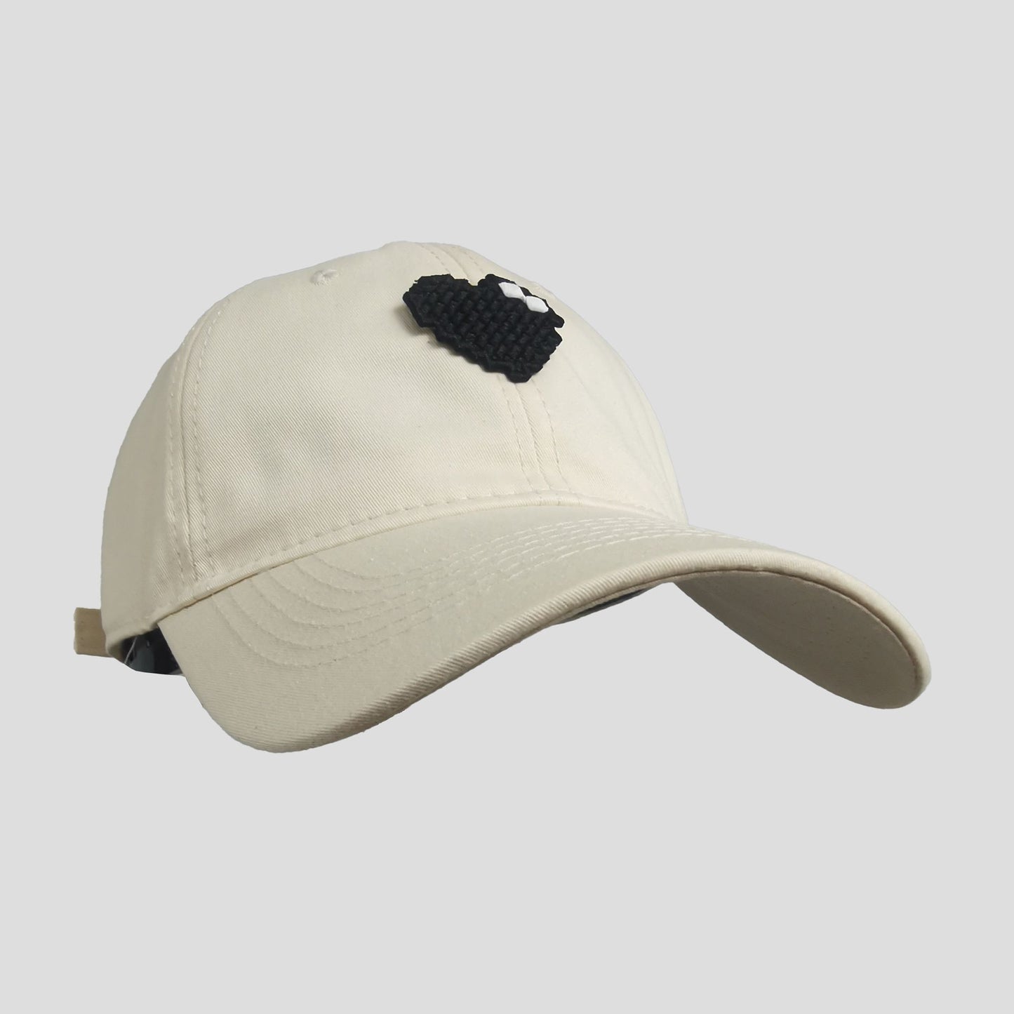 Anna-Kaci Women's Pixel Heart Wide - Brim Baseball Cap