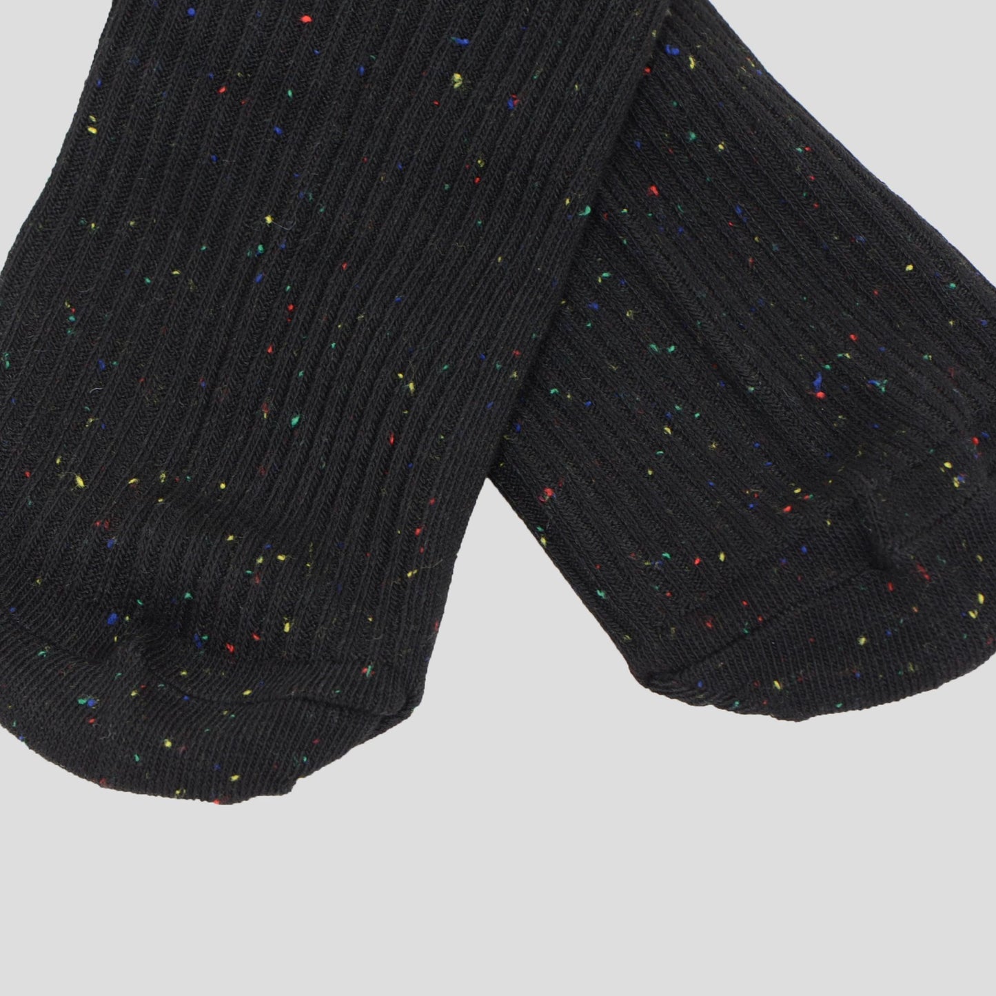 Anna-Kaci Women's Chic Style Solid Speckled Crew Socks Non Slip Cotton for Casual 2 Pairs 4 Season