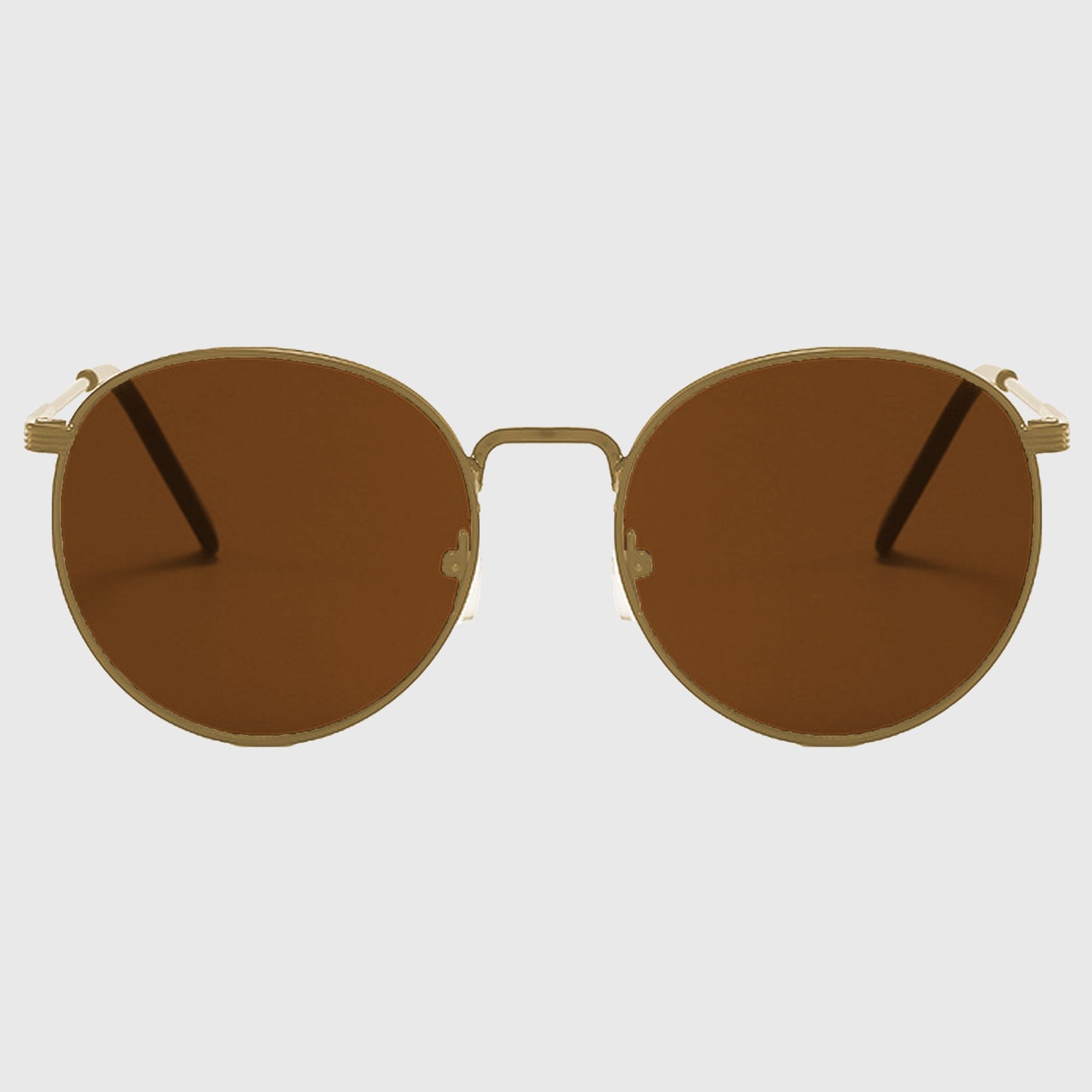 Anna-Kaci Women's Retro Metal Round Sunglasses