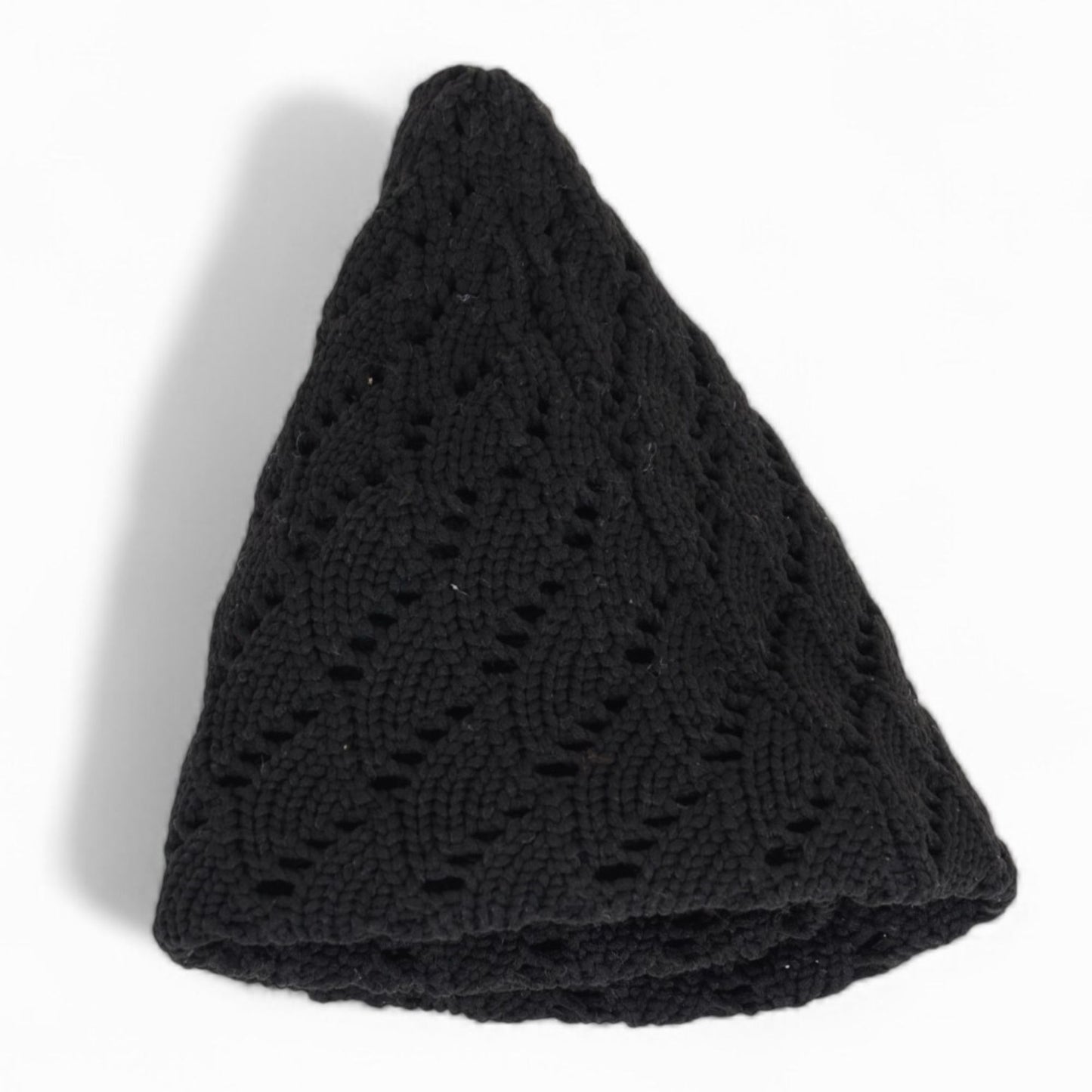 Anna-Kaci Women's Lightweight Crochet Beret Hat with Open Knit Pattern and Soft Stretch Fit