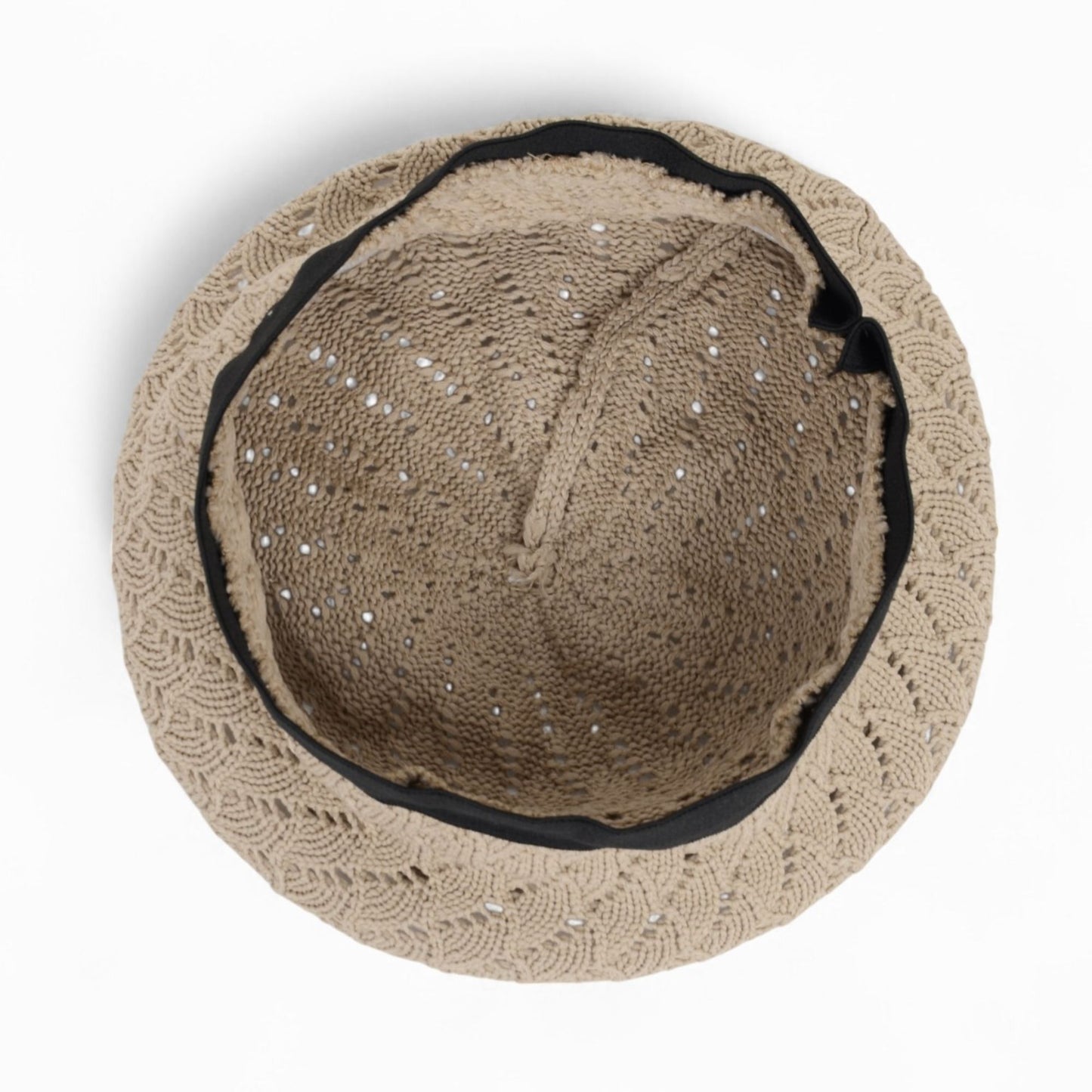 Anna-Kaci Women's Lightweight Crochet Beret Hat with Open Knit Pattern and Soft Stretch Fit