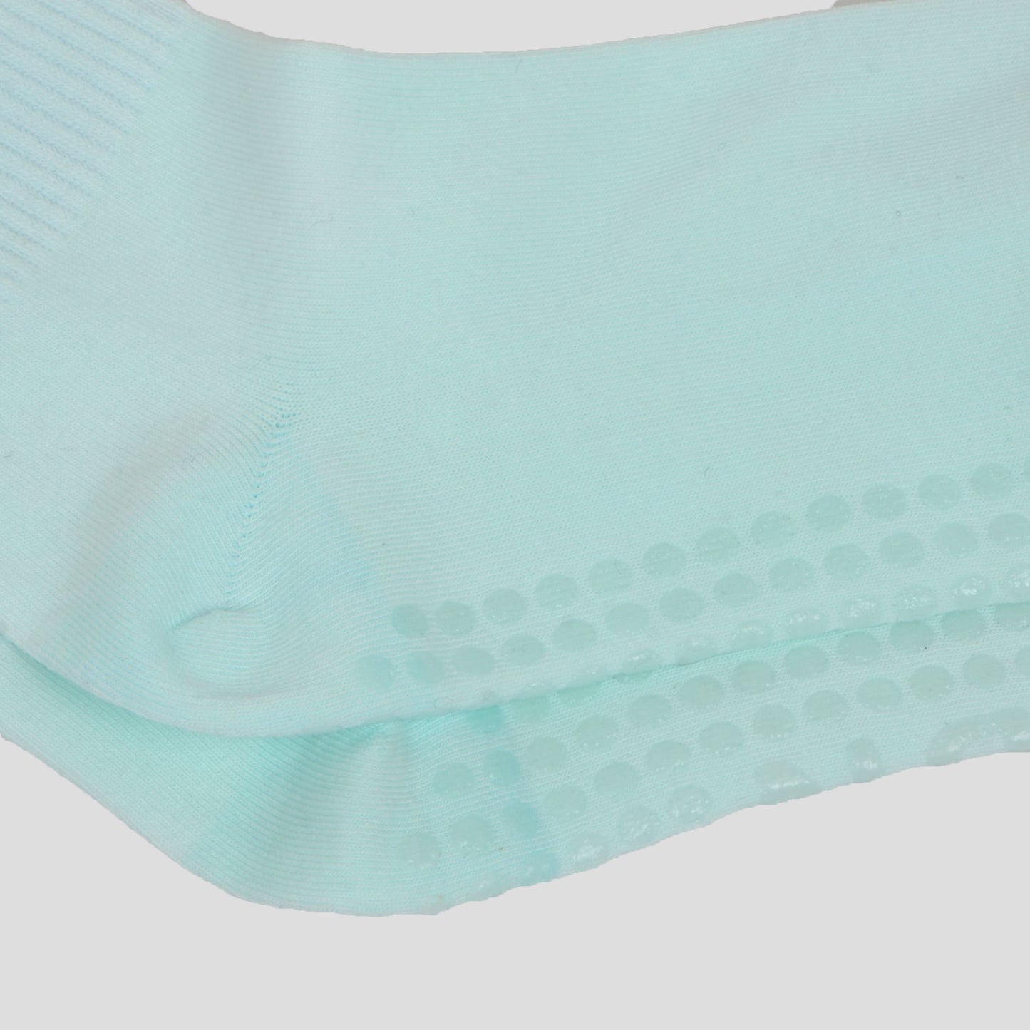 Anna-Kaci Women's Gradient Color Athletic Crew Socks Non Slip Silicone Cushioned Sole for Yoga Jogging 2 Pairs