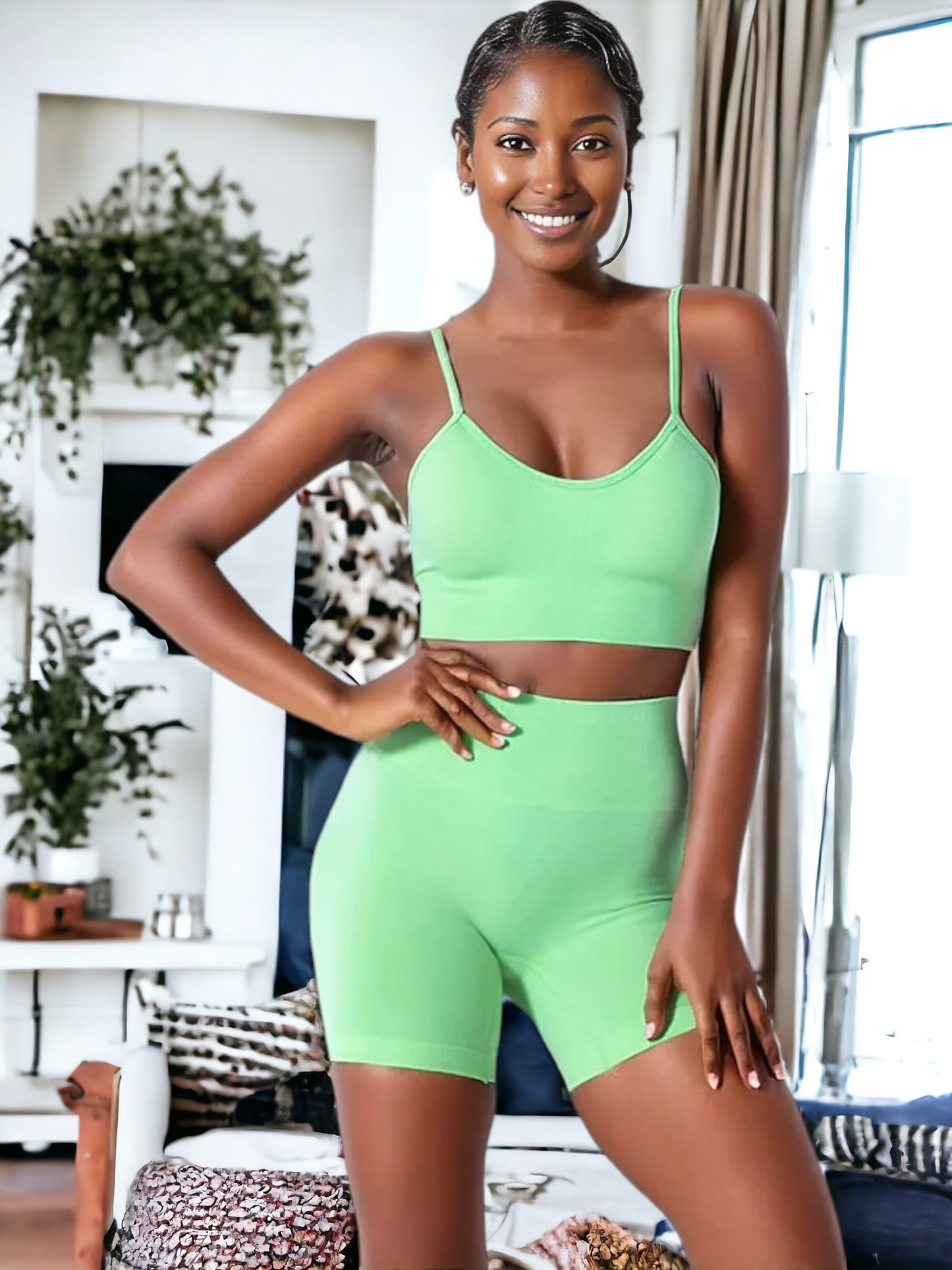 Traje de yoga sexy con tirantes para fitness