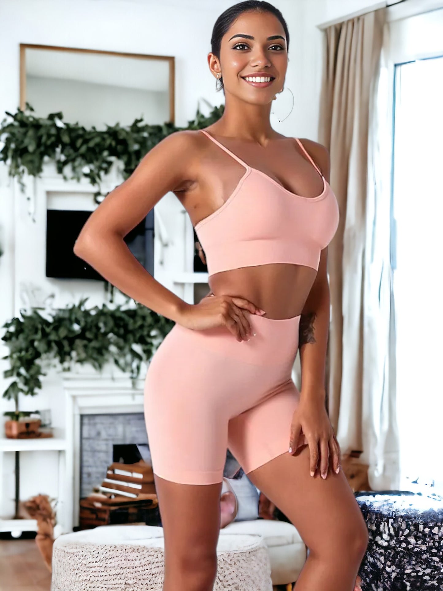 Traje de yoga sexy con tirantes para fitness