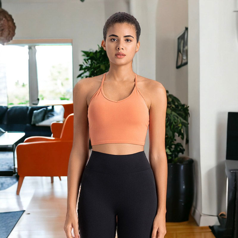 T-Back Cutout Detail Sports Bra