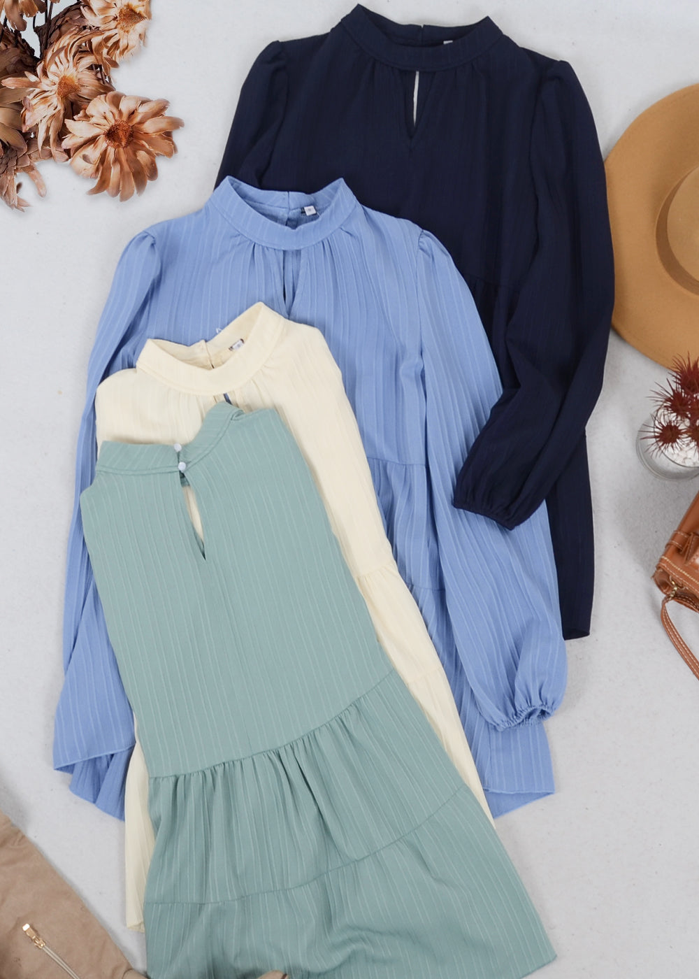 Cutout Front Tiered Peplum Blouse