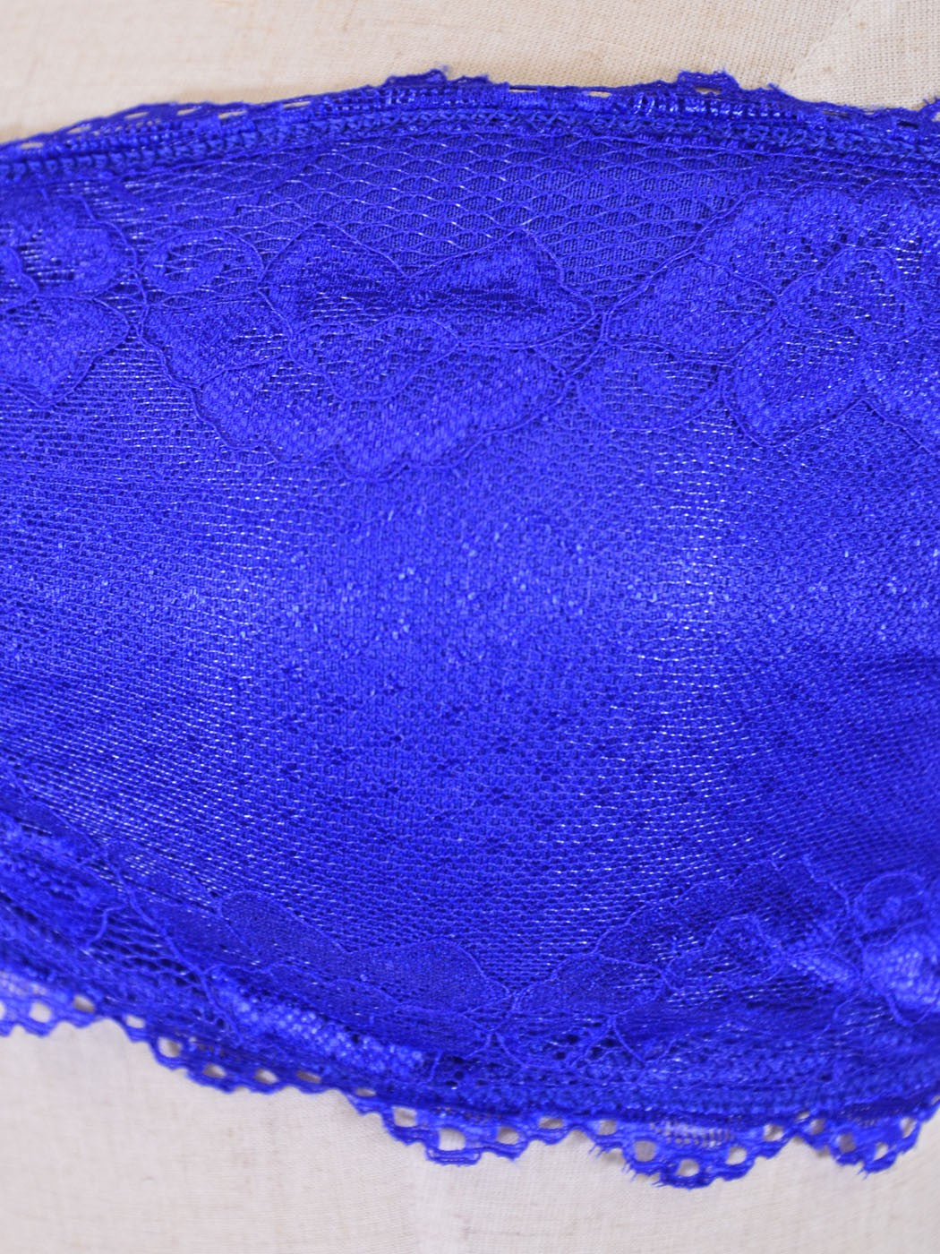 Anna-Kaci Pretty Color Floral Lace Lightly Padded Lingerie Bandeau Top