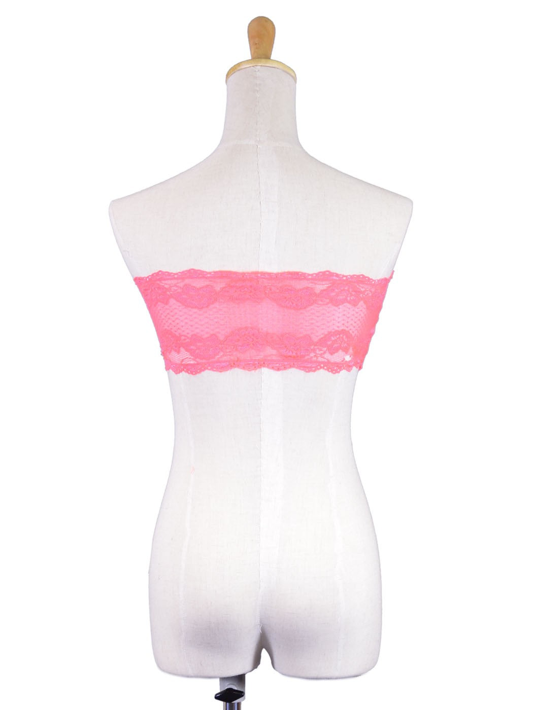 Anna-Kaci Pretty Color Floral Lace Lightly Padded Lingerie Bandeau Top