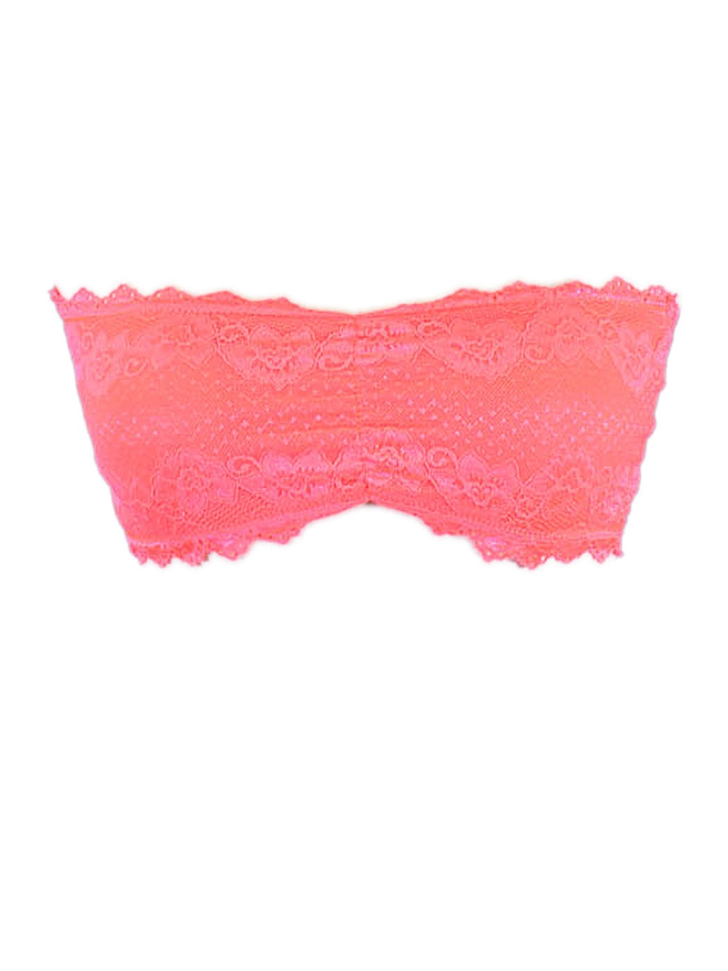 Anna-Kaci Pretty Color Floral Lace Lightly Padded Lingerie Bandeau Top