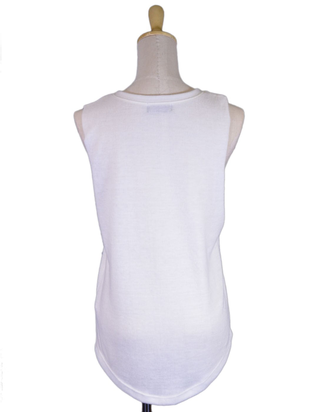 Top de punto sin mangas con cuello redondo y logo de Coca-Cola con estampado floral clásico e informal Sunset