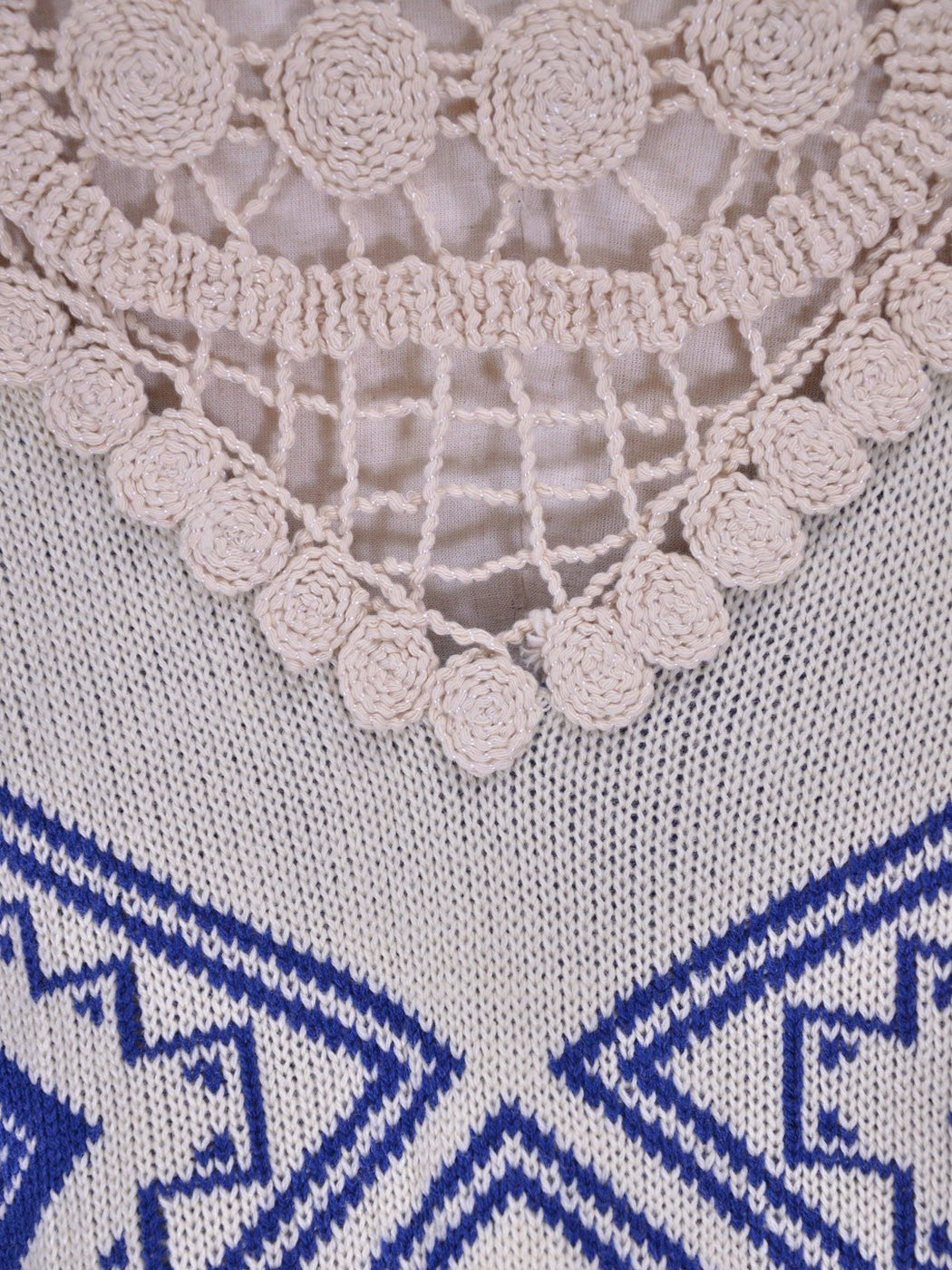 Pink Owl Brand Aztec Tribal Pattern Large Throw Fringe Poncho w Embroidered Back