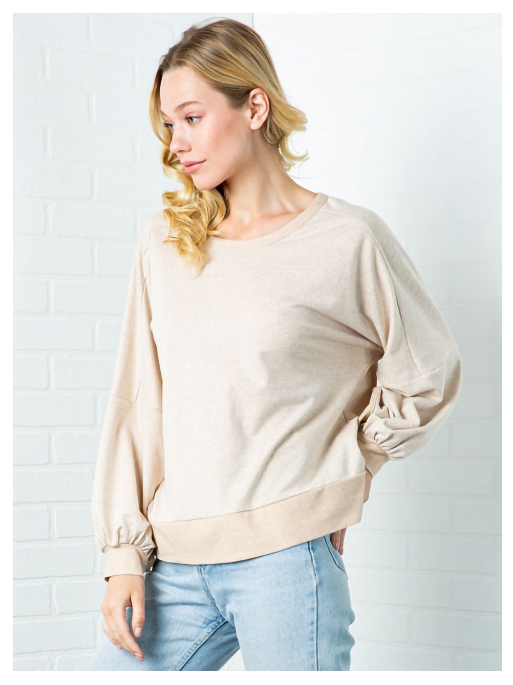 Open Back Cross Wrap Pull Over
