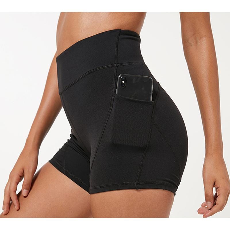 Los pantalones cortos de yoga perfectos con bolsillos laterales