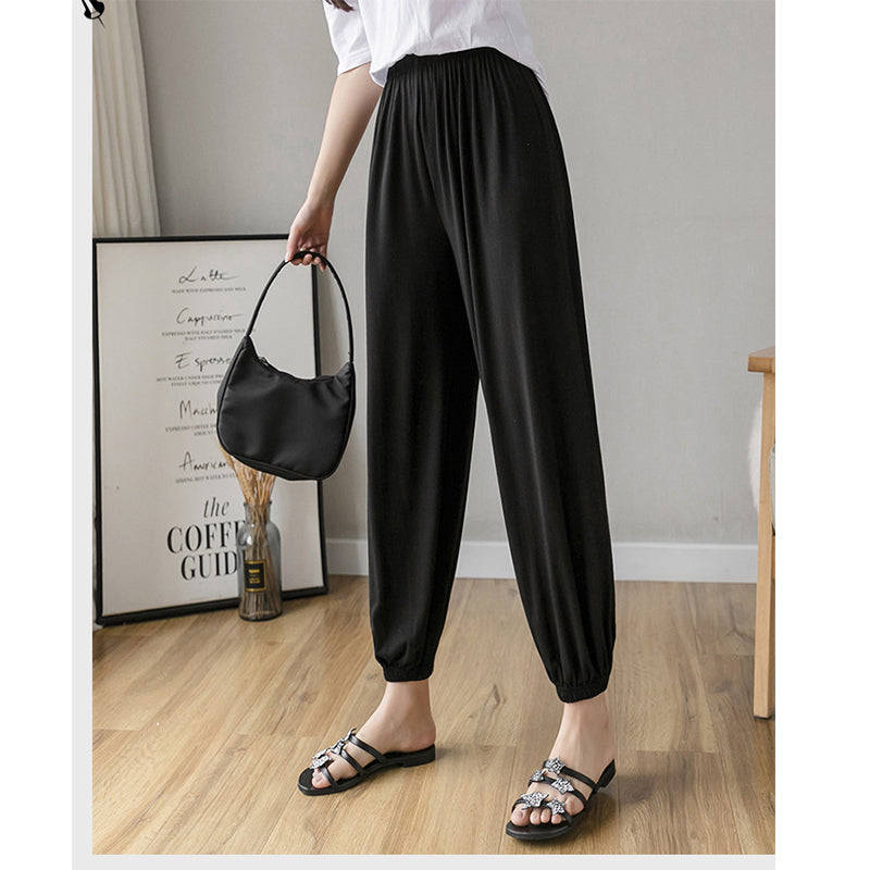 Casual Wide Leg Cropped Pant