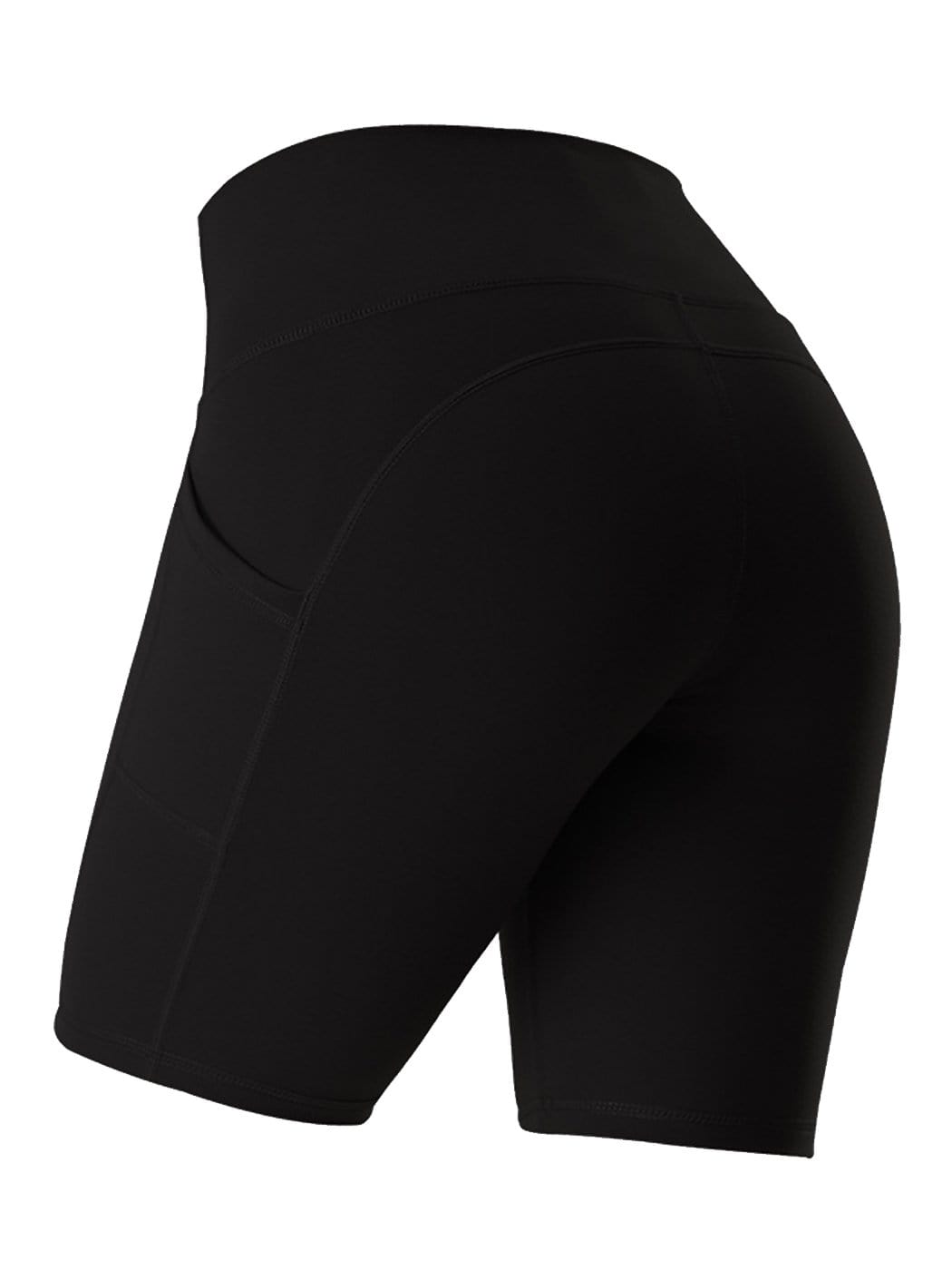Pantalones cortos deportivos elásticos de secado rápido para fitness y yoga