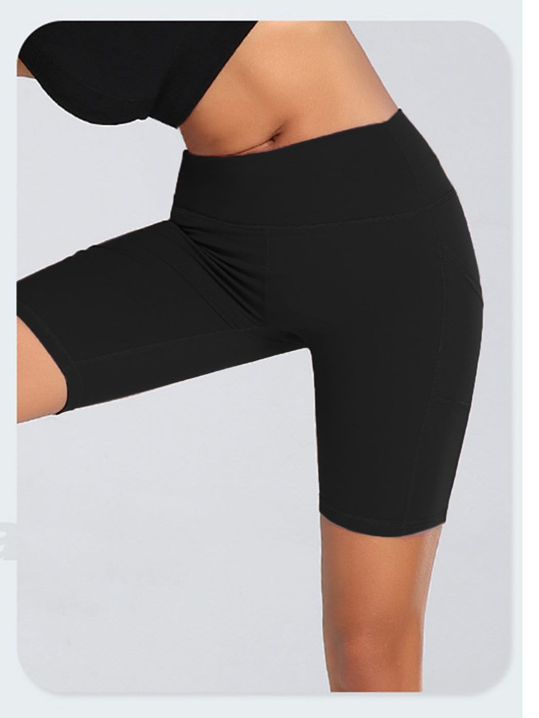 Pantalones cortos deportivos elásticos de secado rápido para fitness y yoga