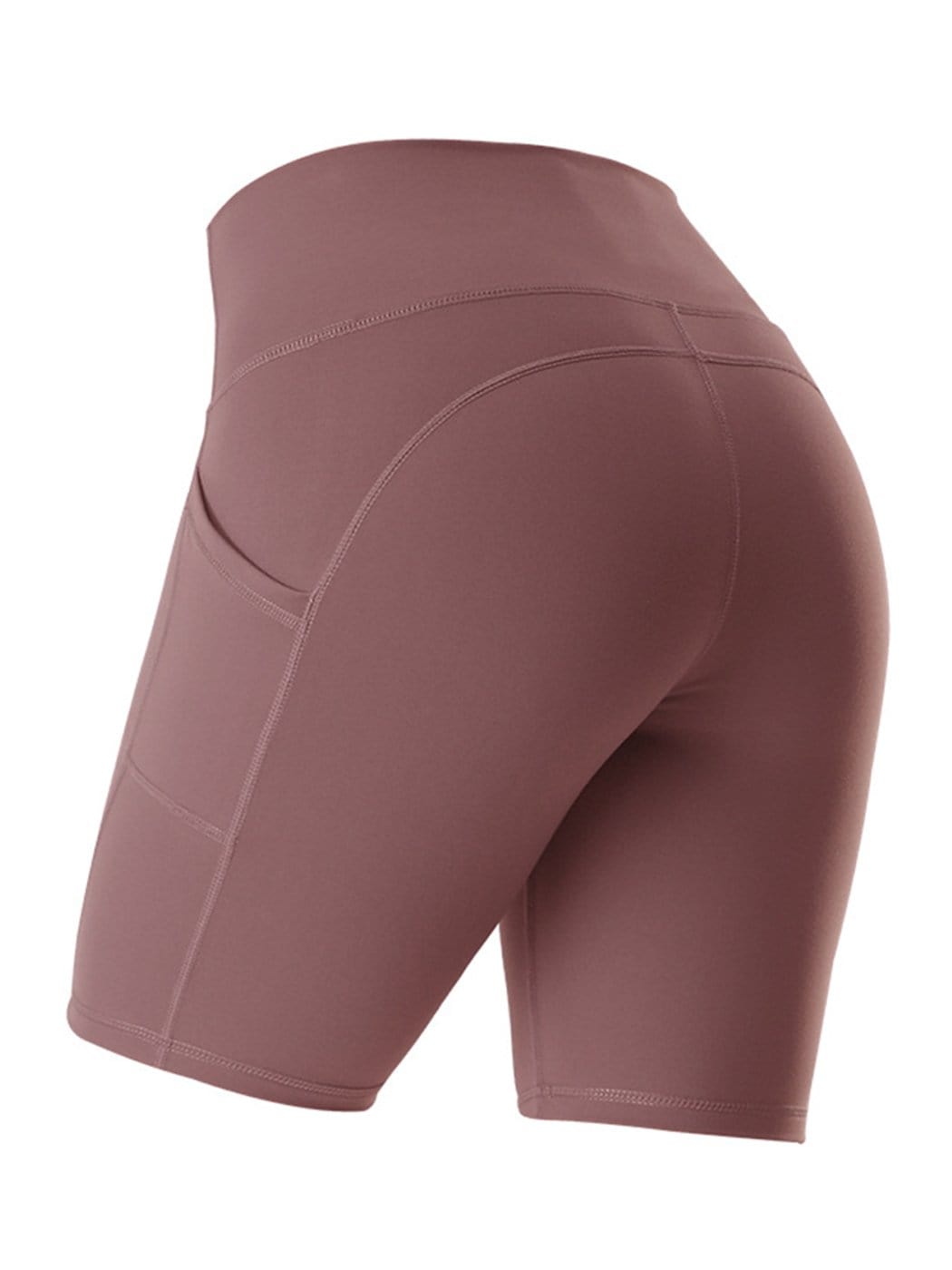 Pantalones cortos deportivos elásticos de secado rápido para fitness y yoga