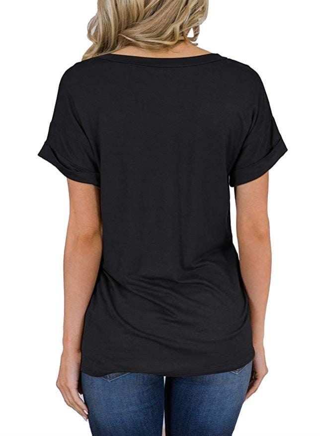 Camiseta suelta con puños