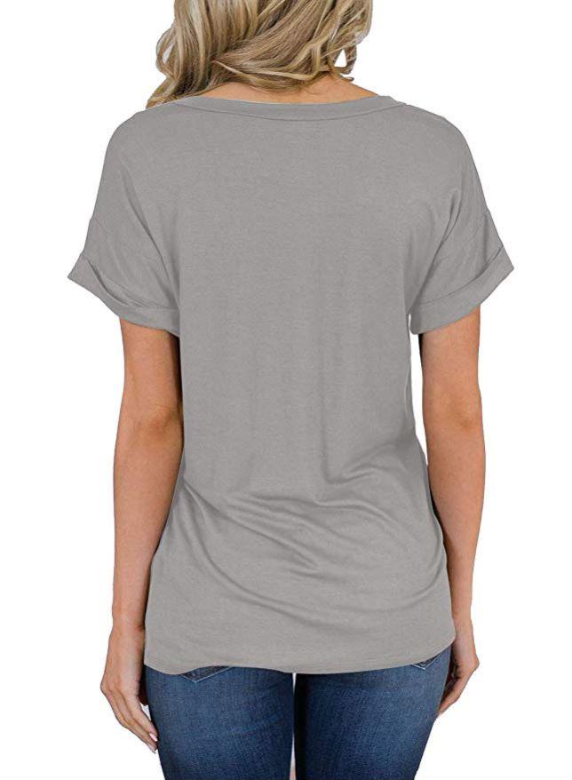 Camiseta suelta con puños