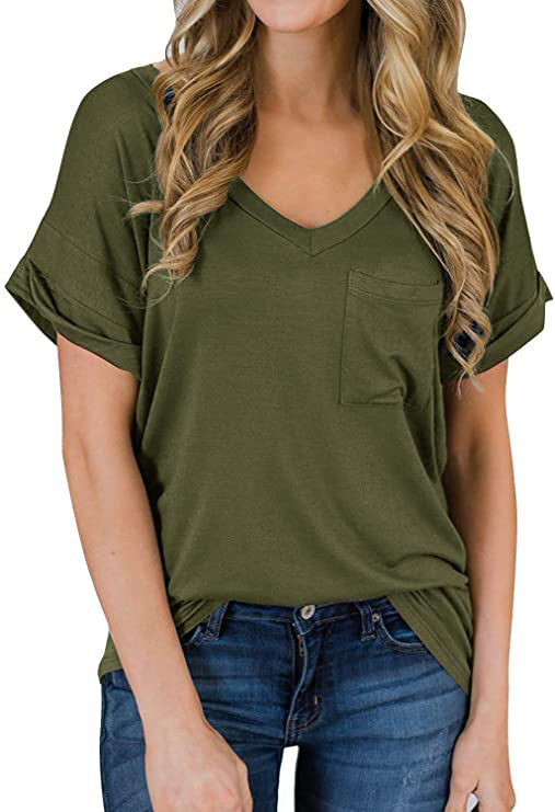 Camiseta suelta con puños