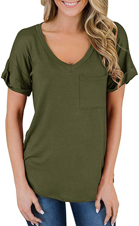 Camiseta suelta con puños